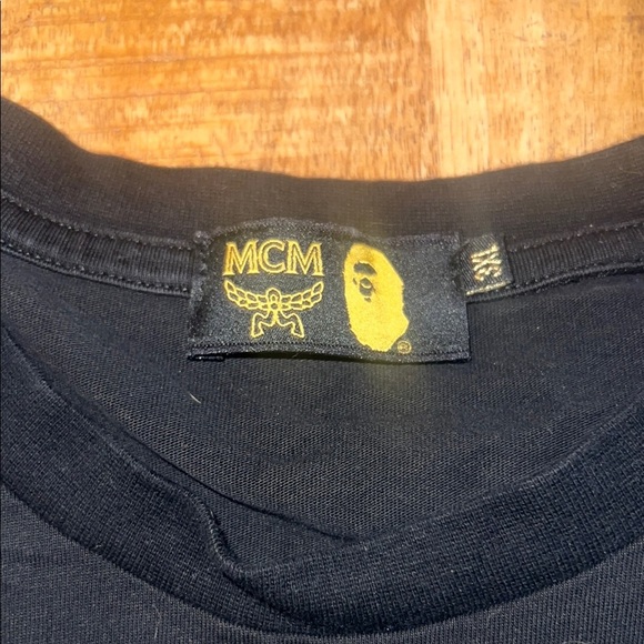 MCM Black and Gold Graphic Tee - Picture 2 of 7